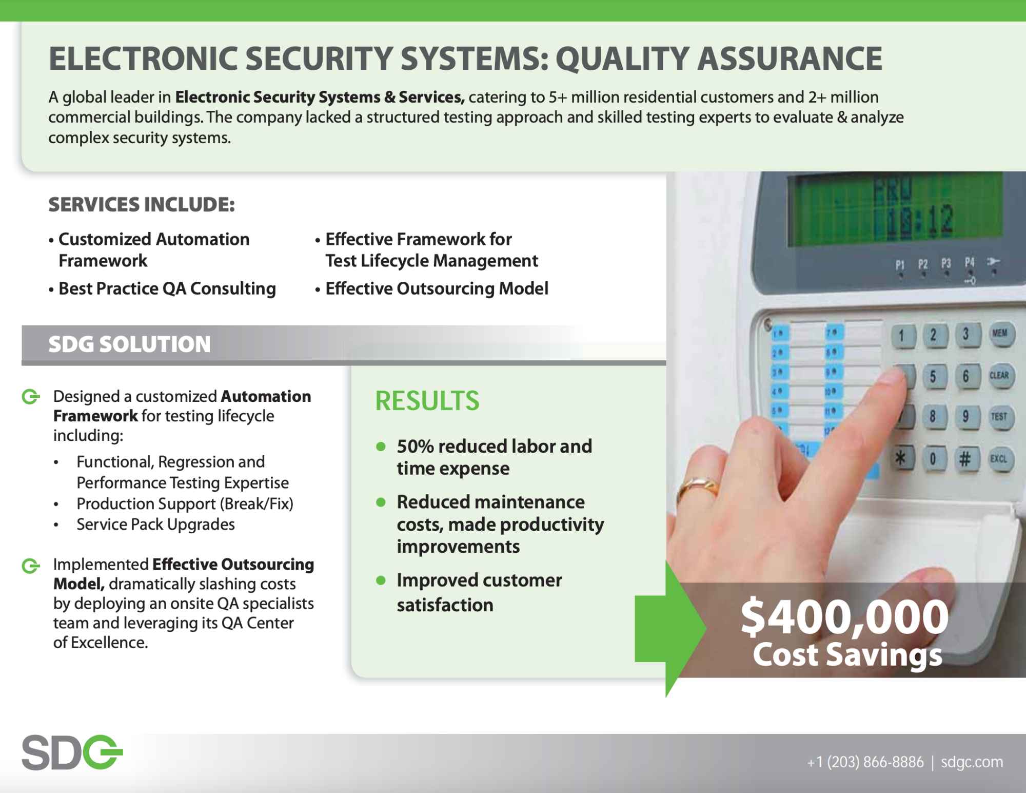 Electronic Security Systems QA Image