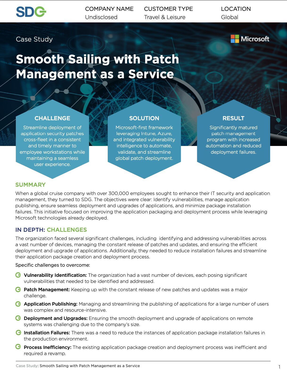 Smooth sailing with patch management as a service case study image
