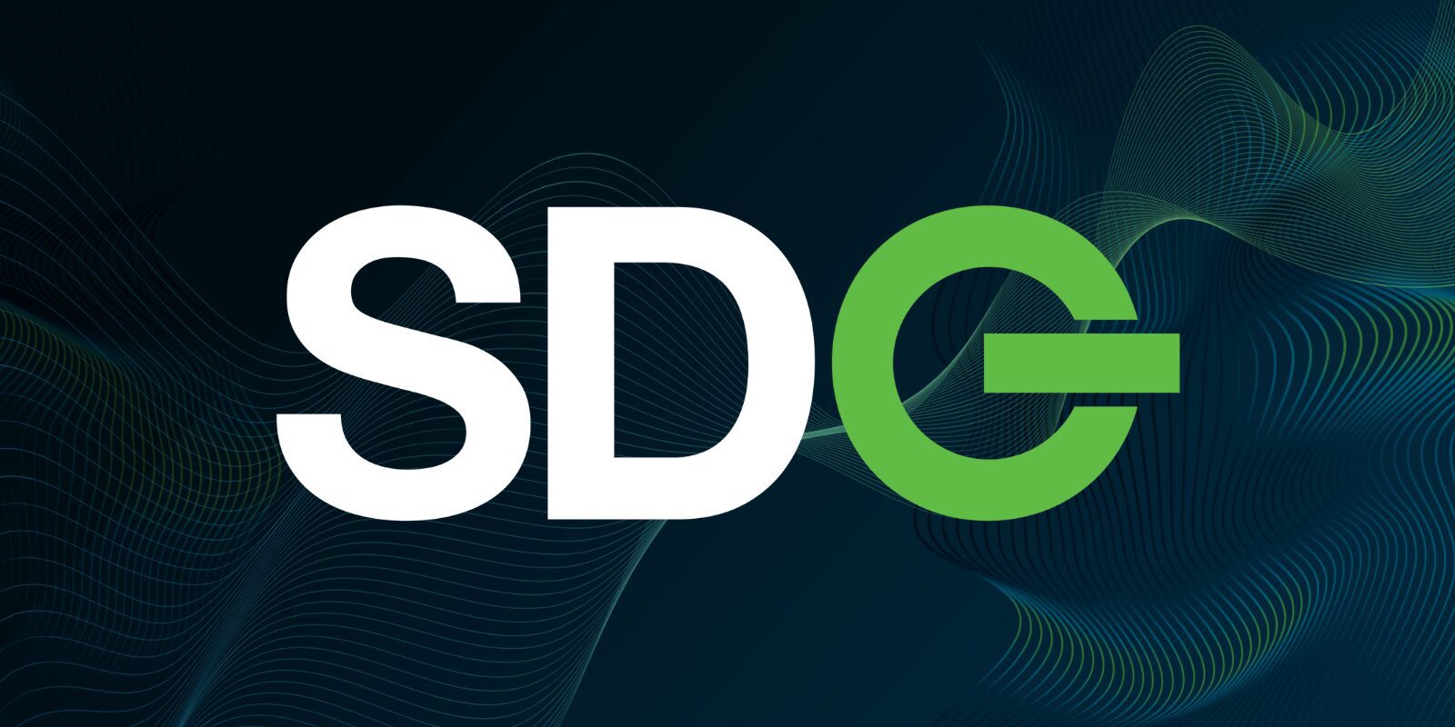 SDG wavy background